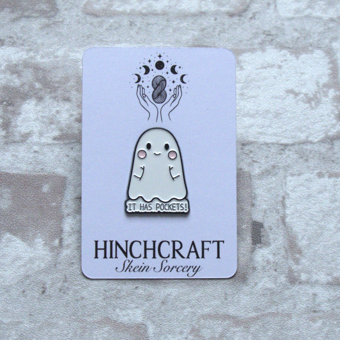 “It Has Pockets!” Ghost Pin