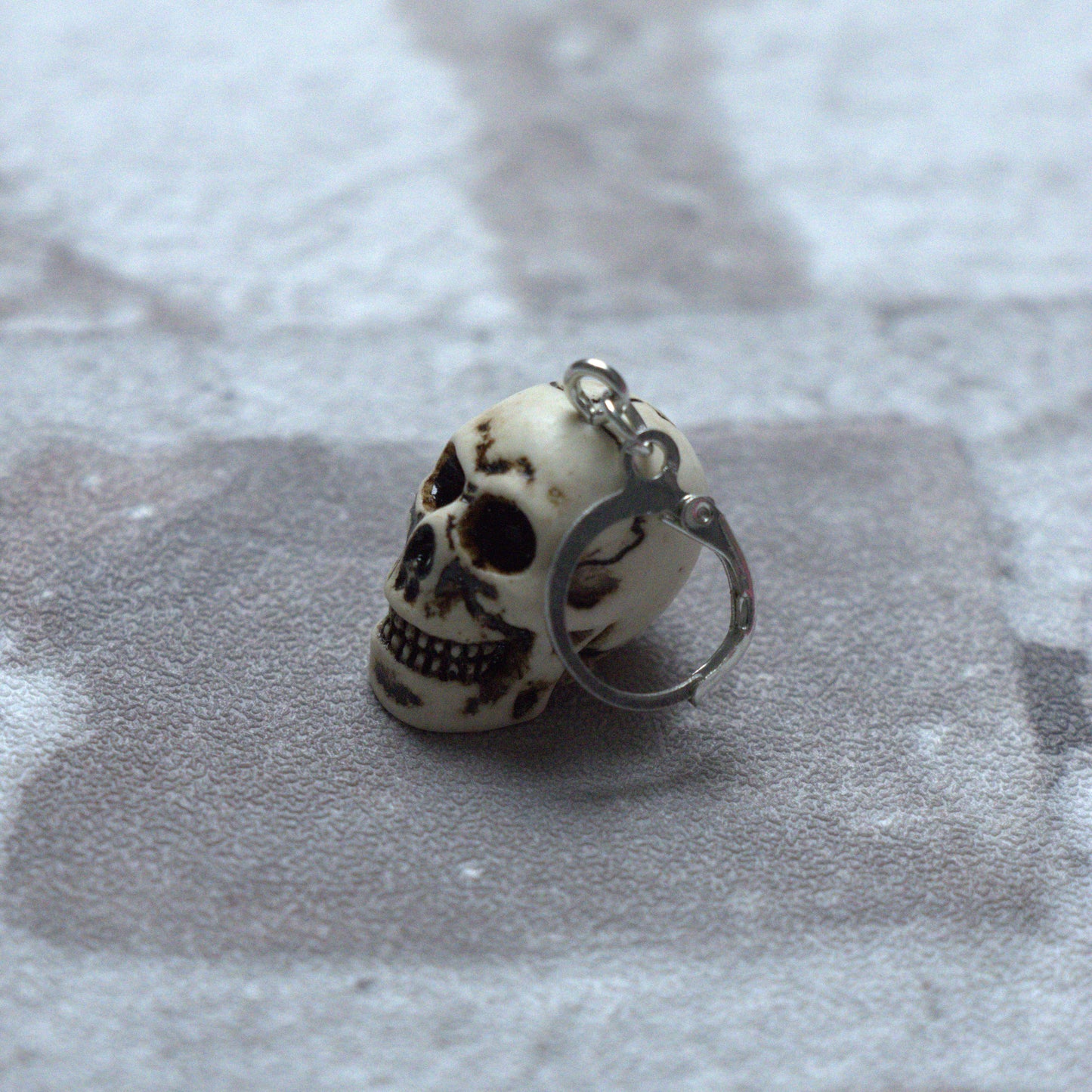 Resin Skull Stitch Marker