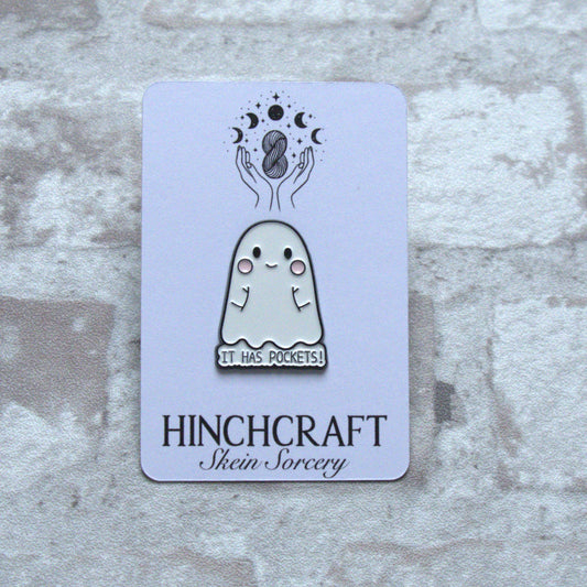 “It Has Pockets!” Ghost Pin