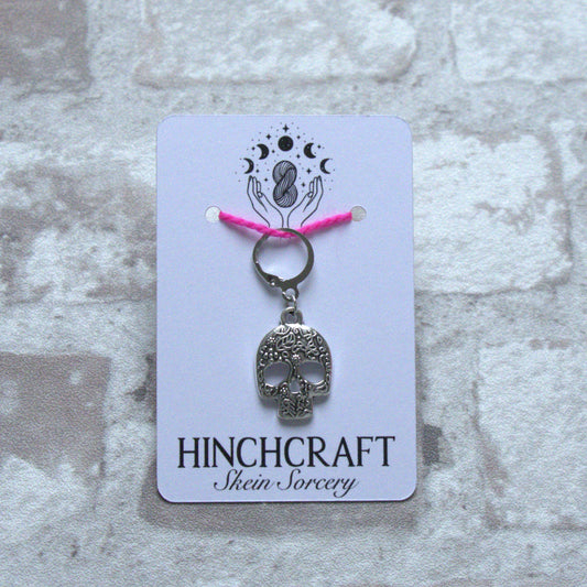 Floral Skull Stitch Marker
