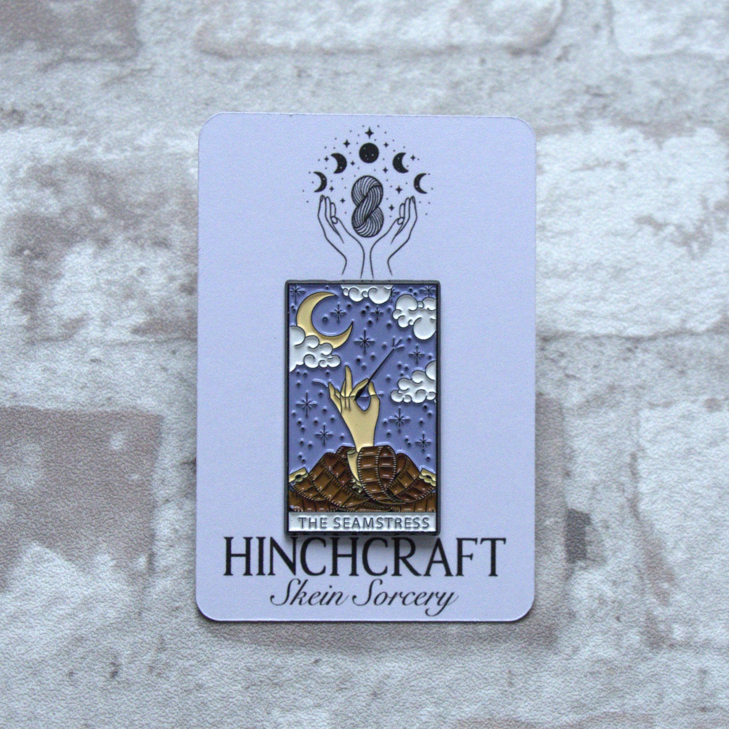The Seamstress Tarot Enamel Pin