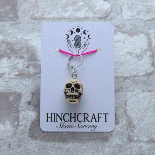 Resin Skull Stitch Marker