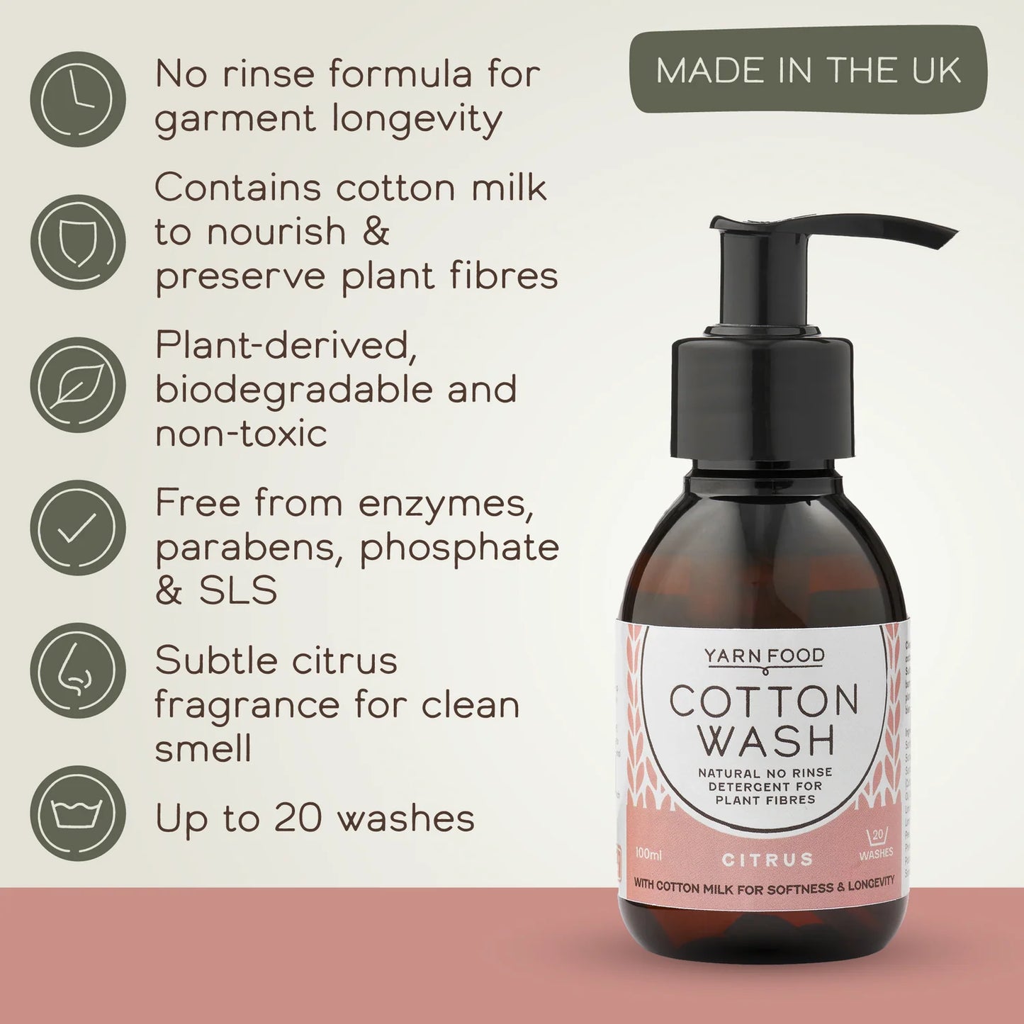 Cotton Wash 100ml (20 washes)