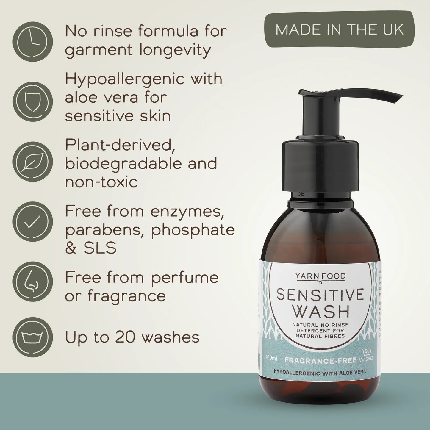 Sensitive Wash 100ml (20 washes)